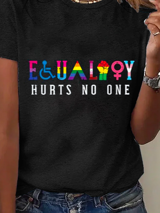 Equality Hurts No One Equality Women's Equality Day T-shirt