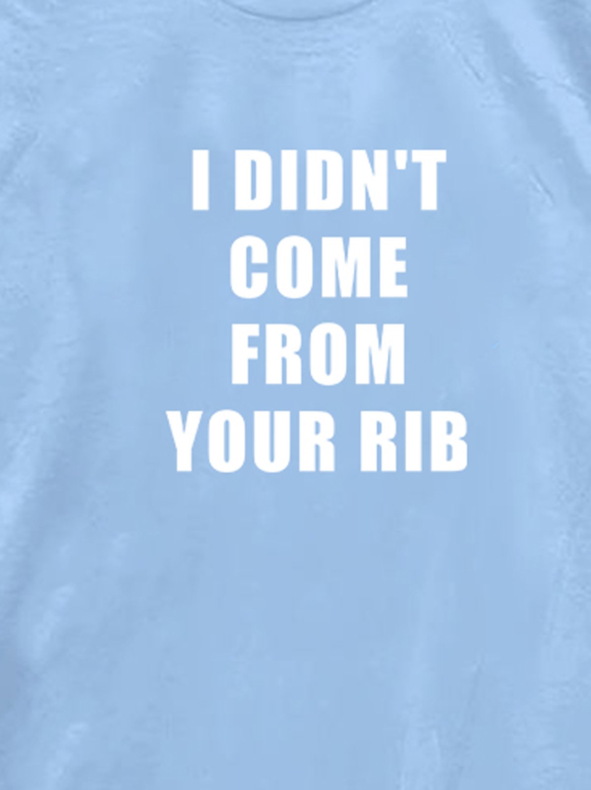 I DIDN'T COME FROM YOUR RIB  Equality  Equality Day T-Shirt