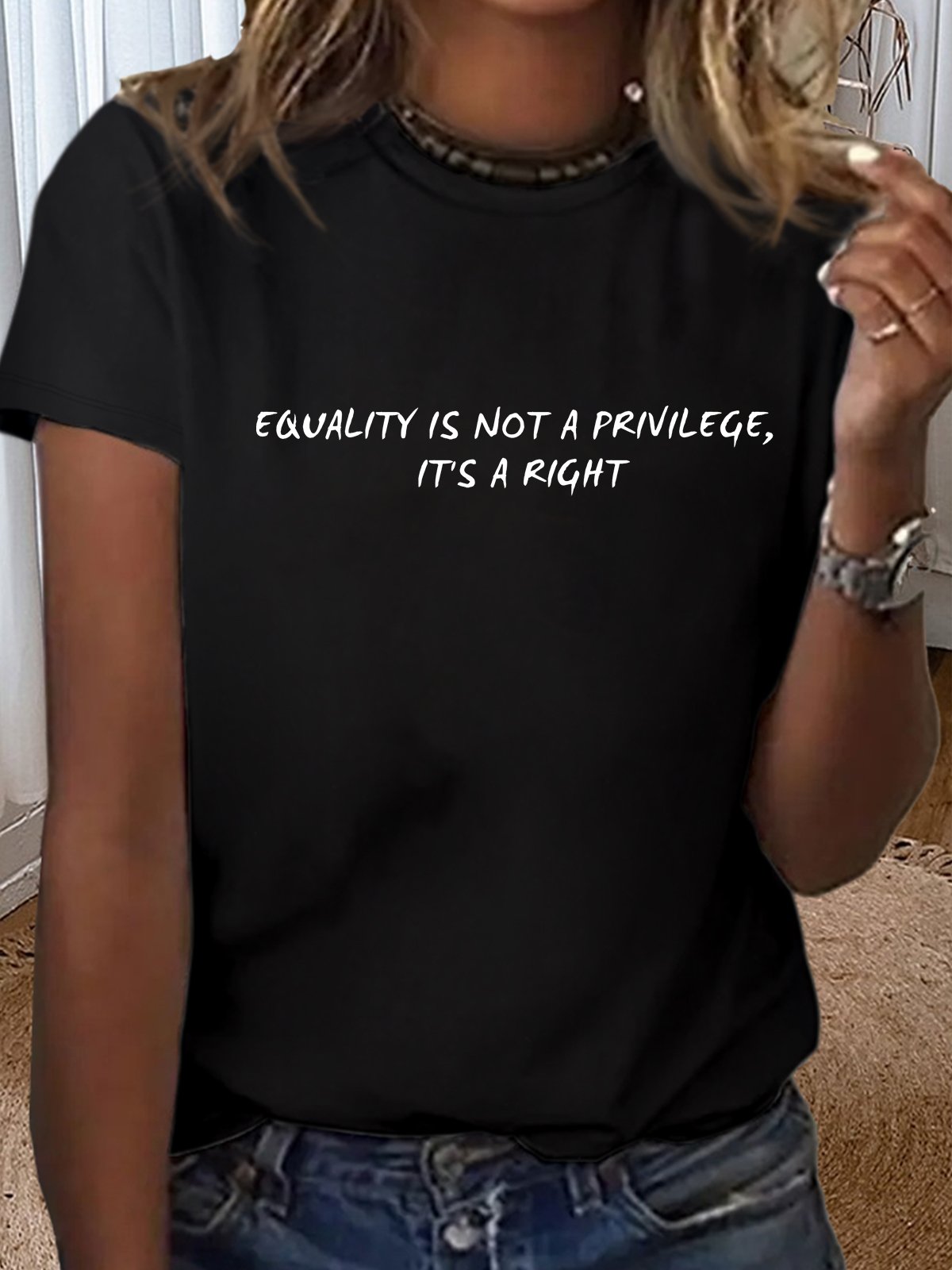 Equality Is Not A Privilege, It's a Right Equality Equality Day T-Shirt