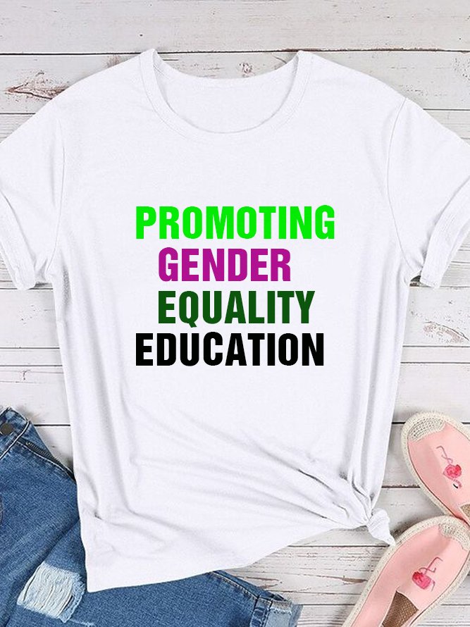 Promoting gender equality education Ideologies T-Shirt