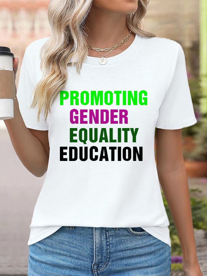 Promoting gender equality education Ideologies T-Shirt