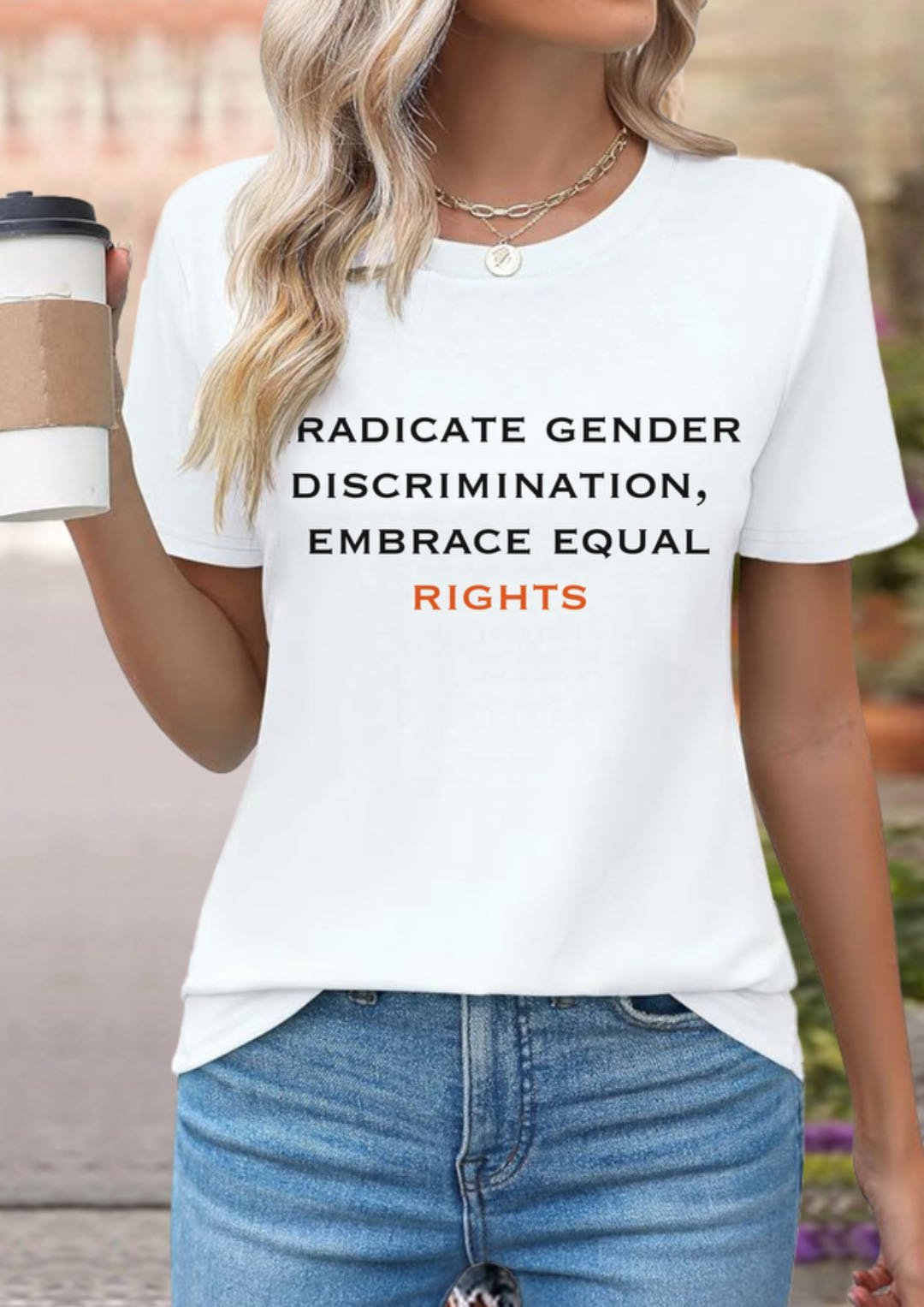 Eradicate gender discrimination,embrace equal rights Empowerment Equality Day Empowerment T-Shirt