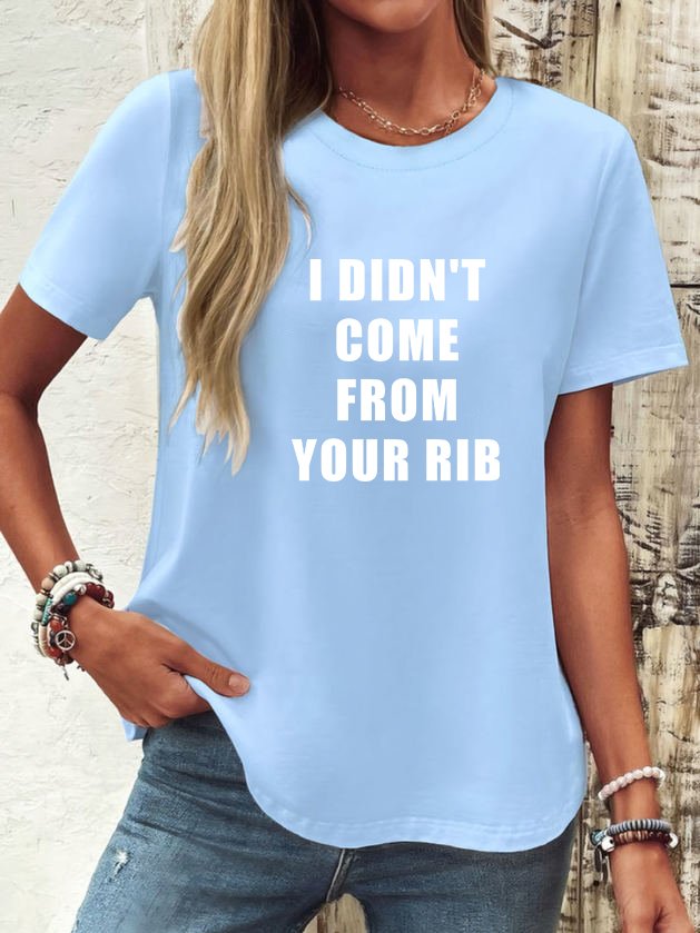 I DIDN'T COME FROM YOUR RIB  Equality  Equality Day T-Shirt