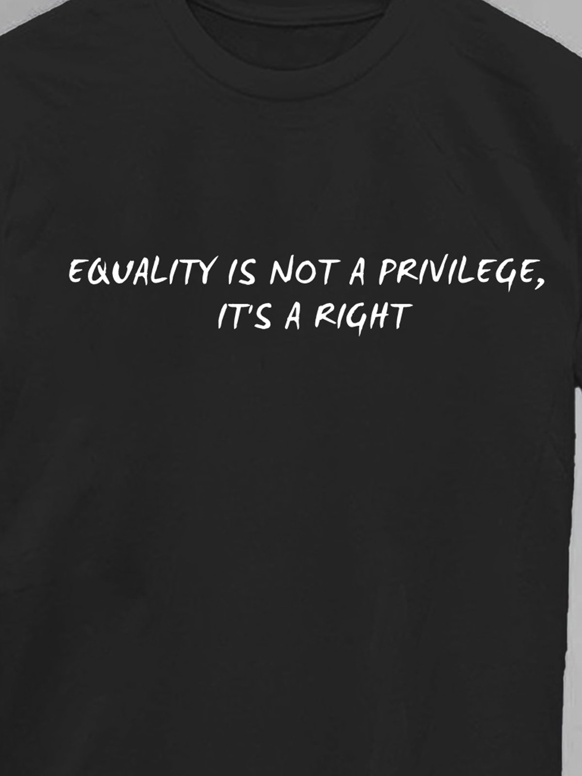 Equality Is Not A Privilege, It's a Right Equality Equality Day T-Shirt