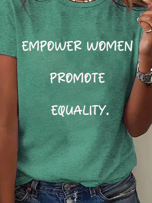 Empower women, promote equality Empowerment Equality Day T-Shirt