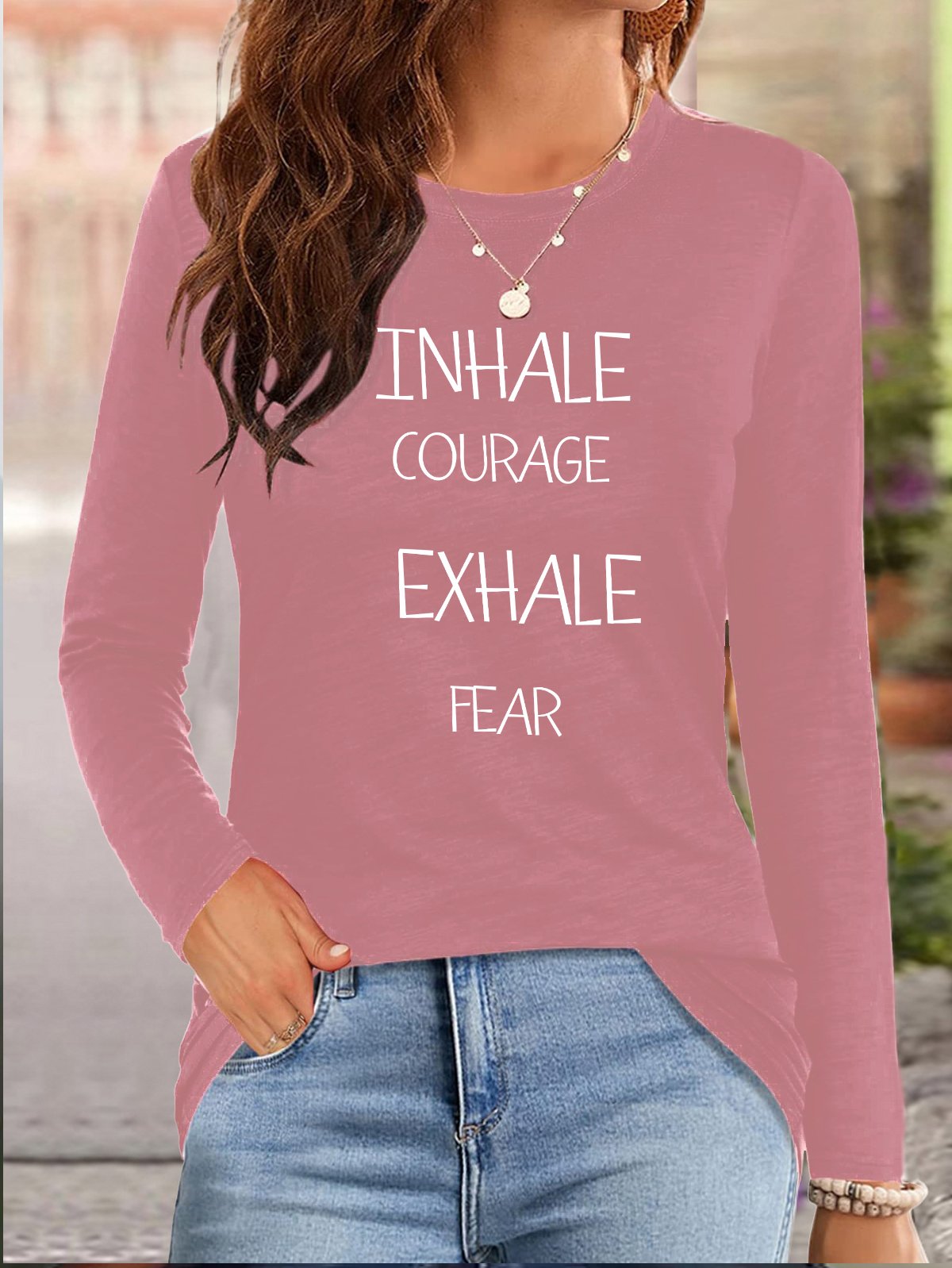 Inhale courage, exhale fear GAD T-Shirt