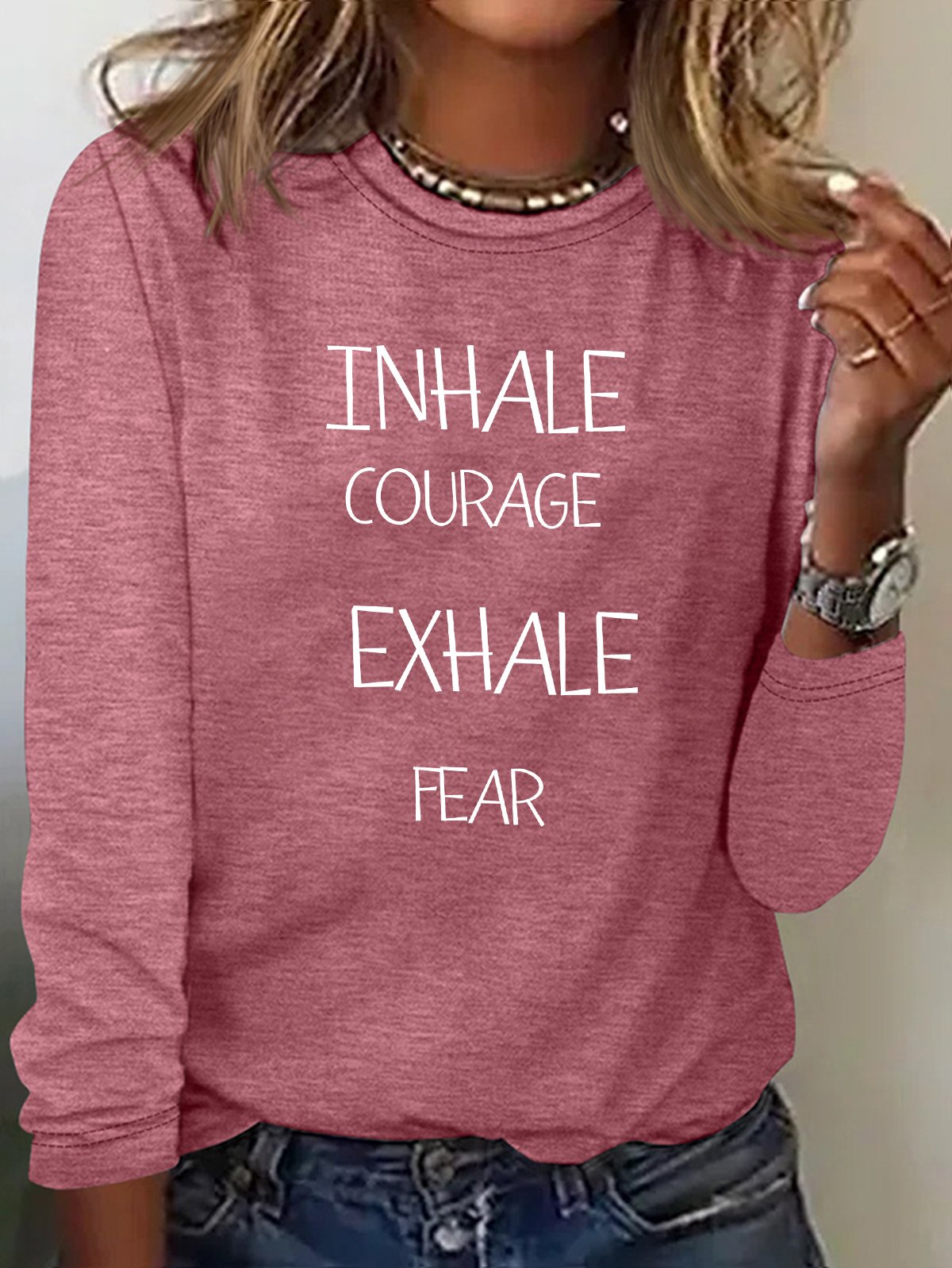 Inhale courage, exhale fear GAD T-Shirt