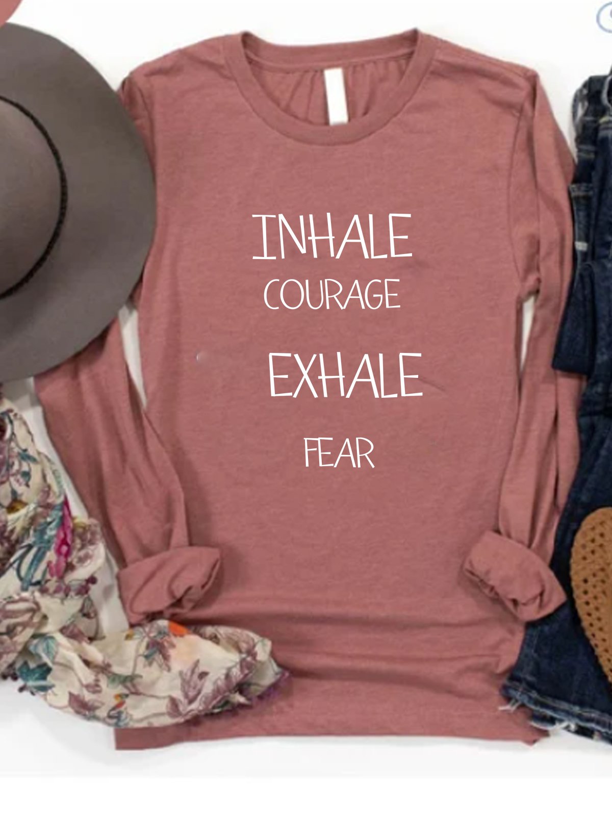 Inhale courage, exhale fear GAD T-Shirt