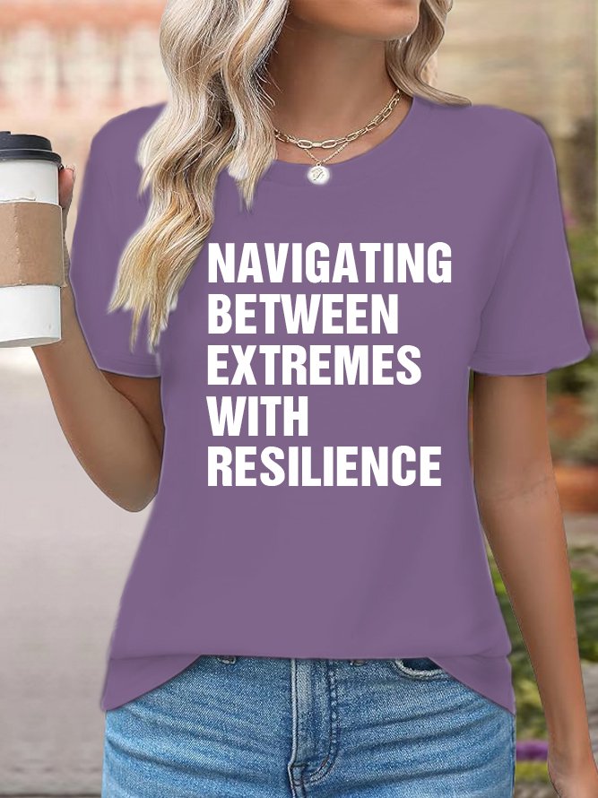 Navigating between extremes with resilience BPD T-Shirt