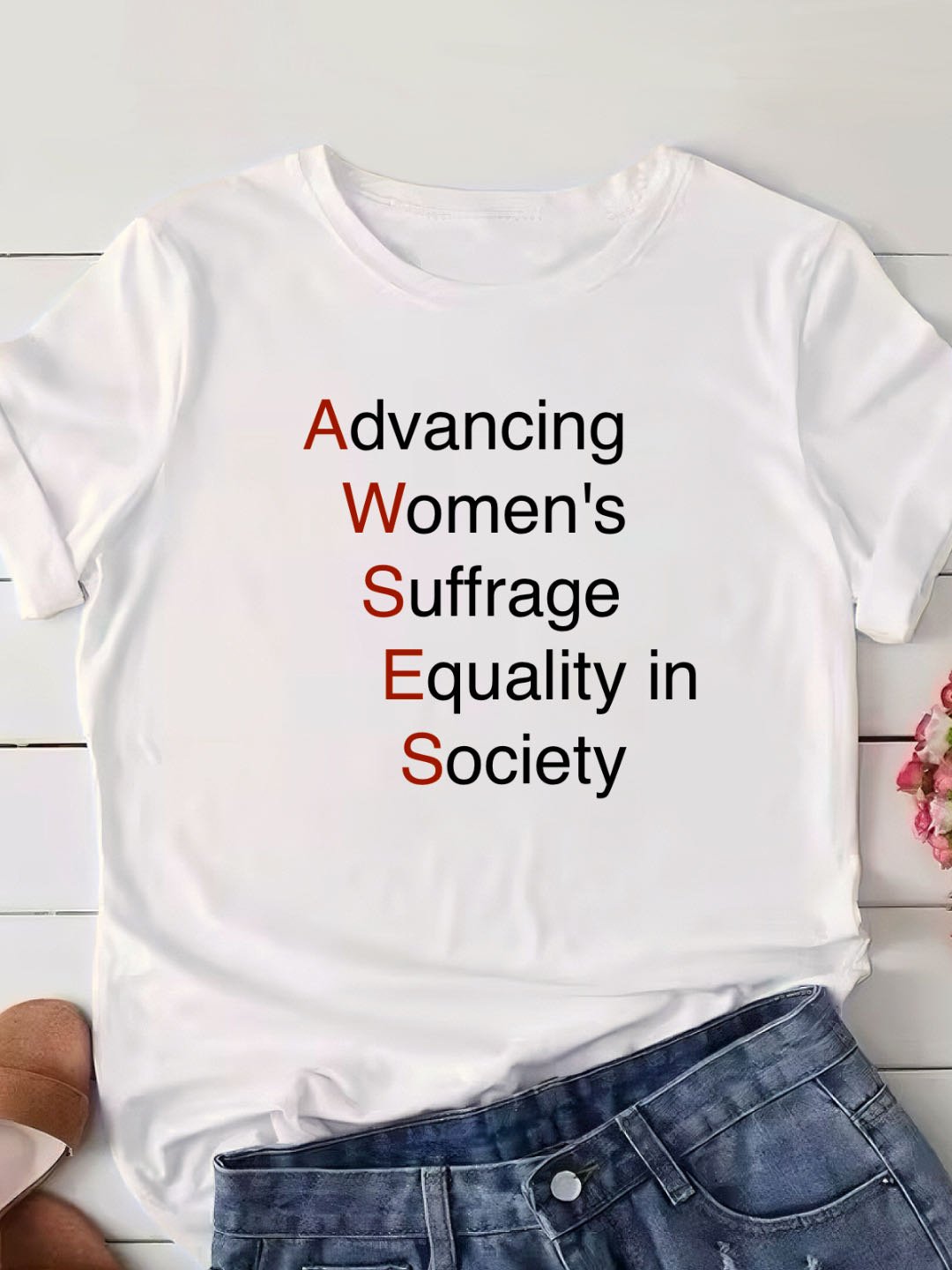 Advancing Women's Suffrage for Equality in Society Empowerment	National Voter Registration Day T-Shirt