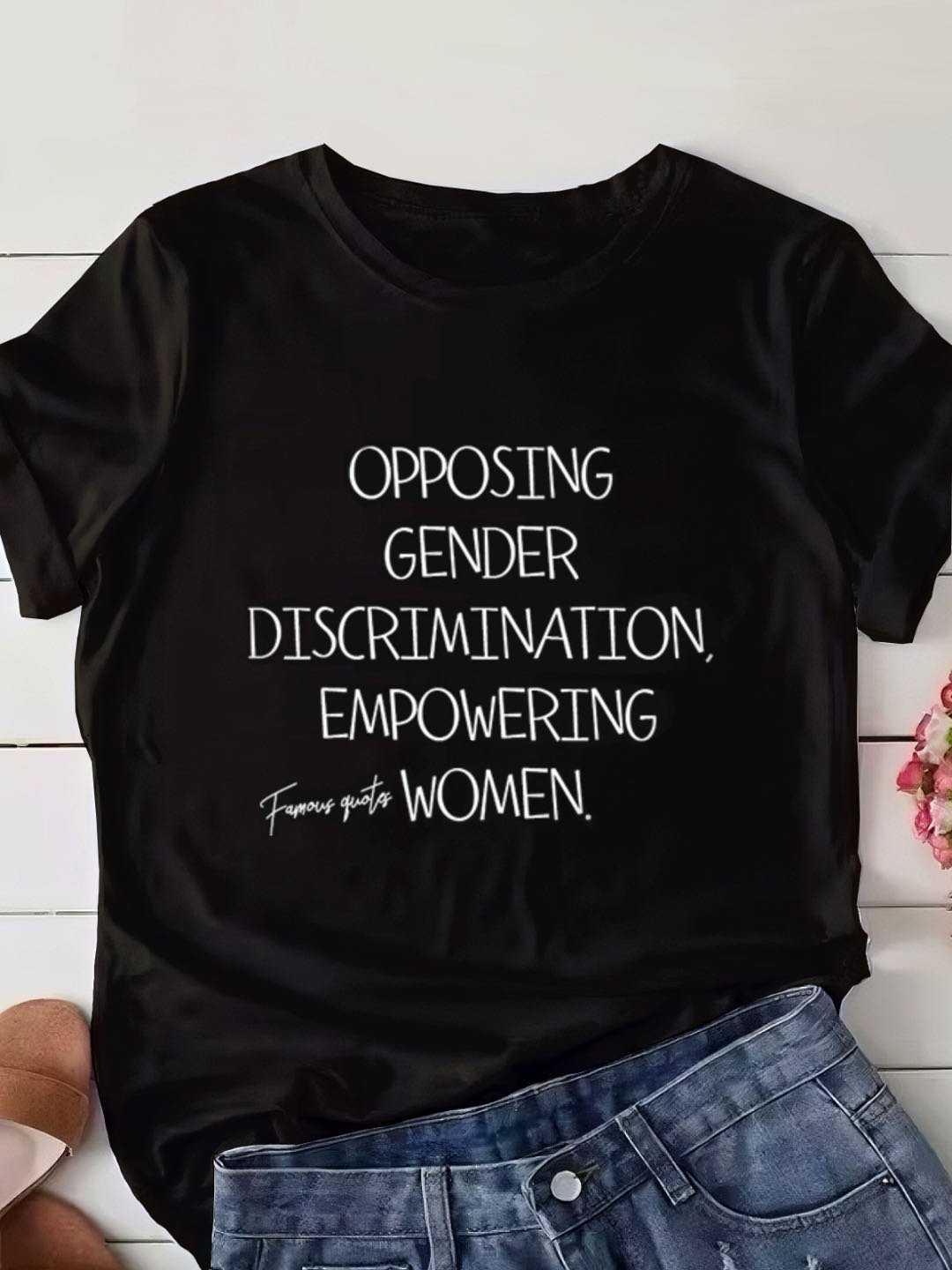 Opposing gender discrimination, empowering women Empowerment Equality Day T-Shirt