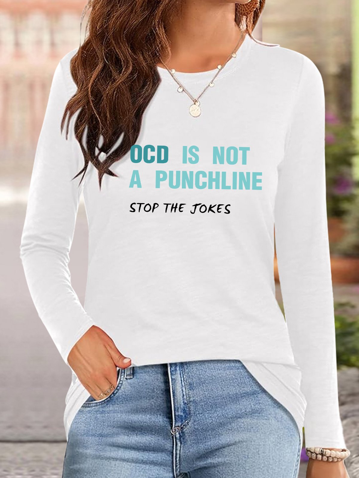 OCD Is Not A Punchline，STOP THE Jokes OCD T-Shirt