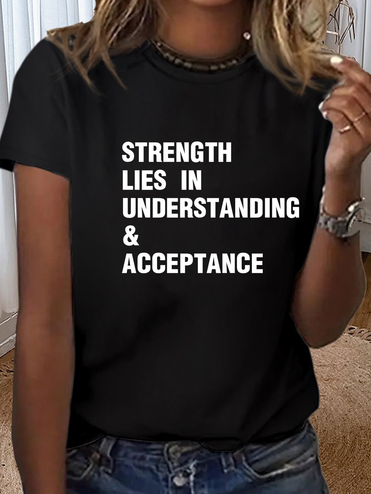 Strength lies in understanding and acceptance BPD T-Shirt