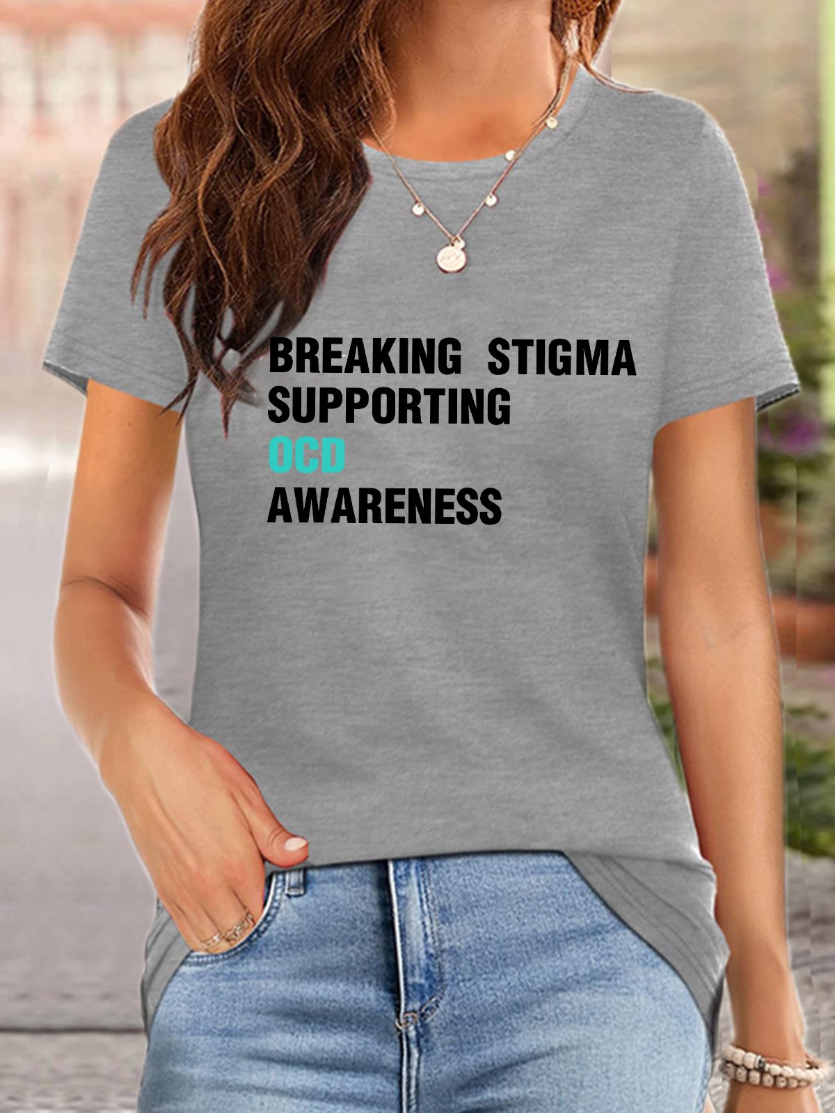 Breaking Stigma, Supporting OCD Awareness OCD T-Shirt