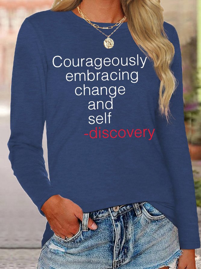 Courageously embracing change and self-discovery BPD T-Shirt