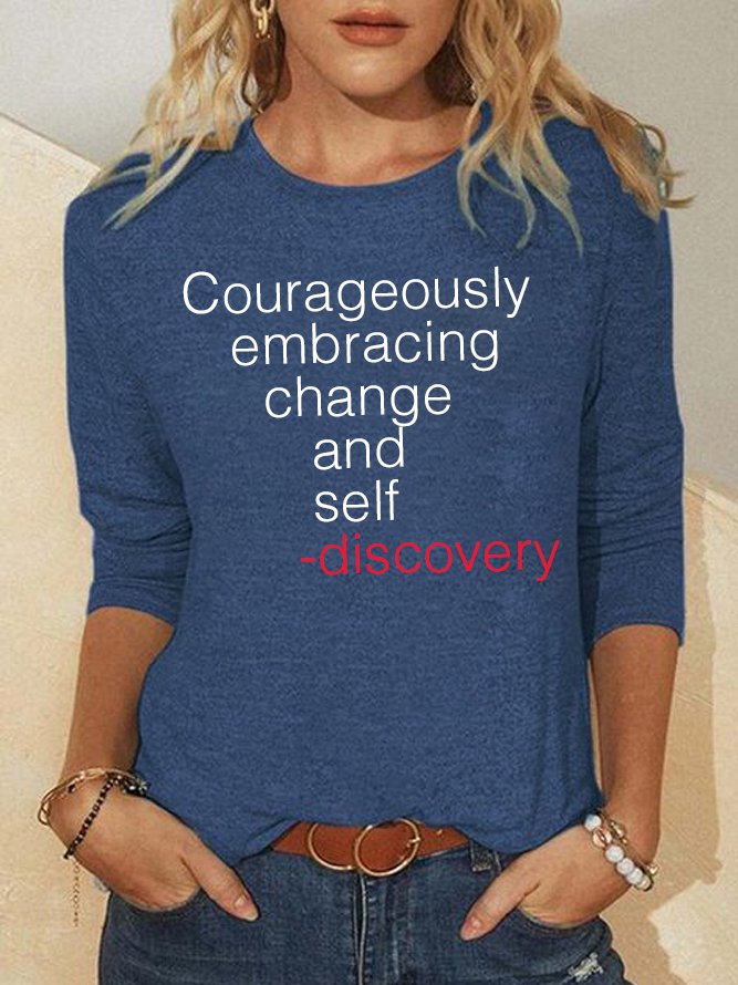 Courageously embracing change and self-discovery BPD T-Shirt