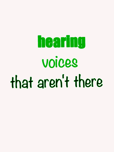 hearing voices that aren't there GAD  T-Shirt