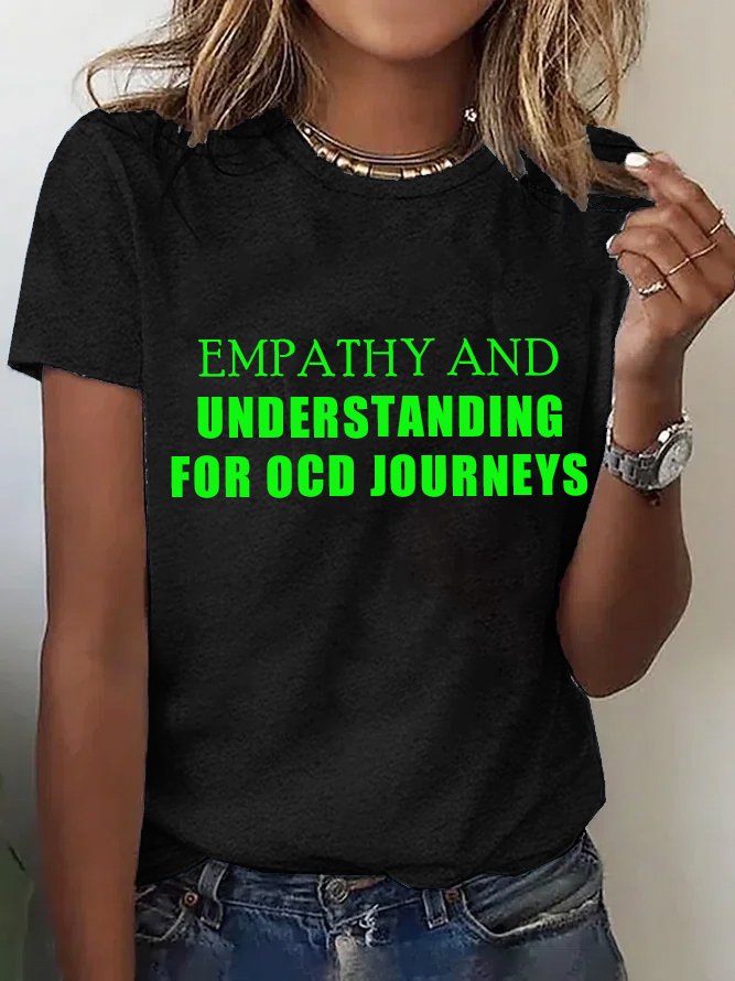 Empathy and Understanding for OCD Journeys  OCD T-Shirt