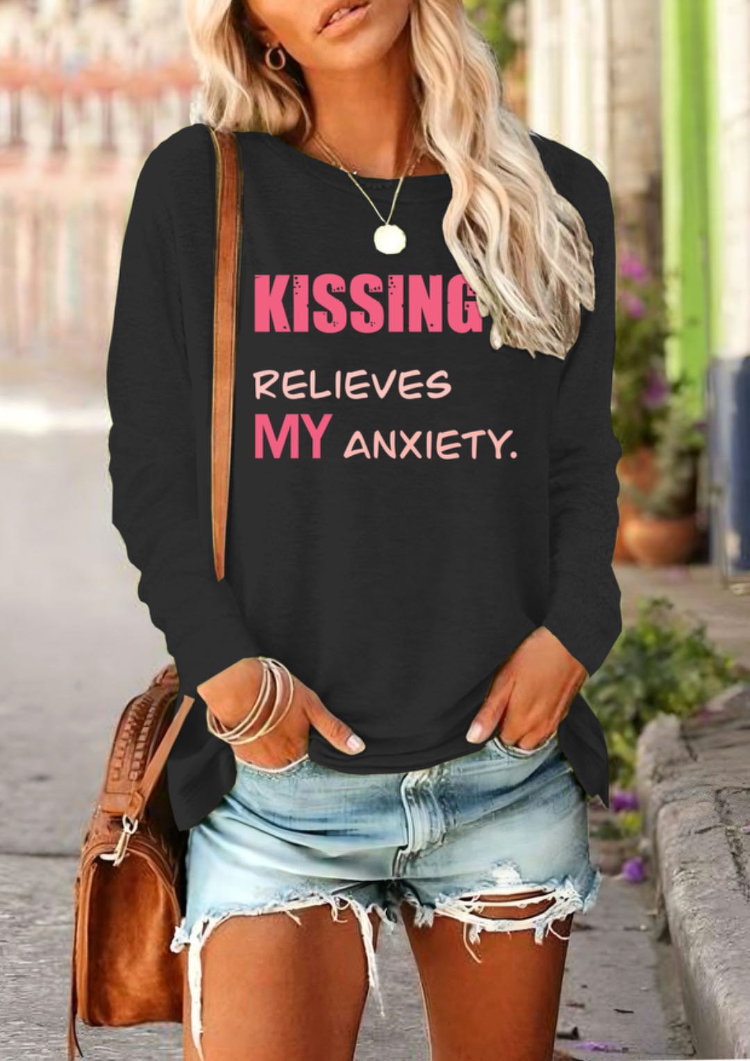 Kissing relieves my anxiety GAD T-Shirt