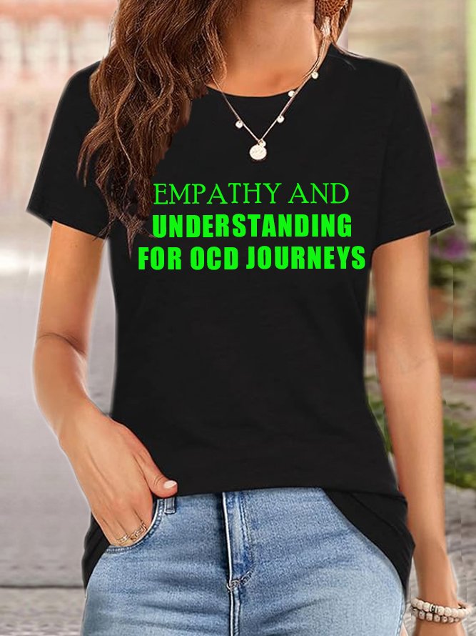 Empathy and Understanding for OCD Journeys  OCD T-Shirt