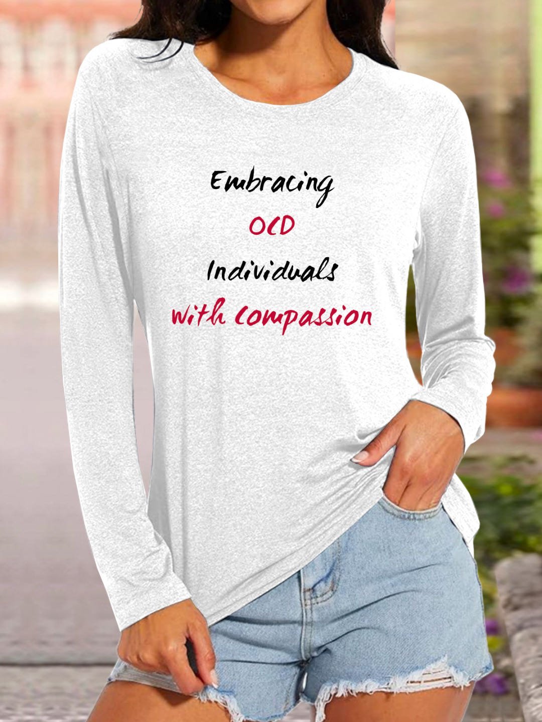 Embracing OCD Individuals with Compassion OCD T-Shirt