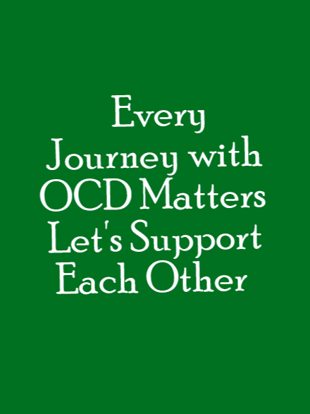 Every Journey with OCD Matters, Let's Support Each Other OCD T-Shirt