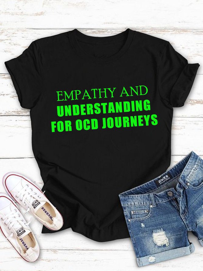 Empathy and Understanding for OCD Journeys  OCD T-Shirt