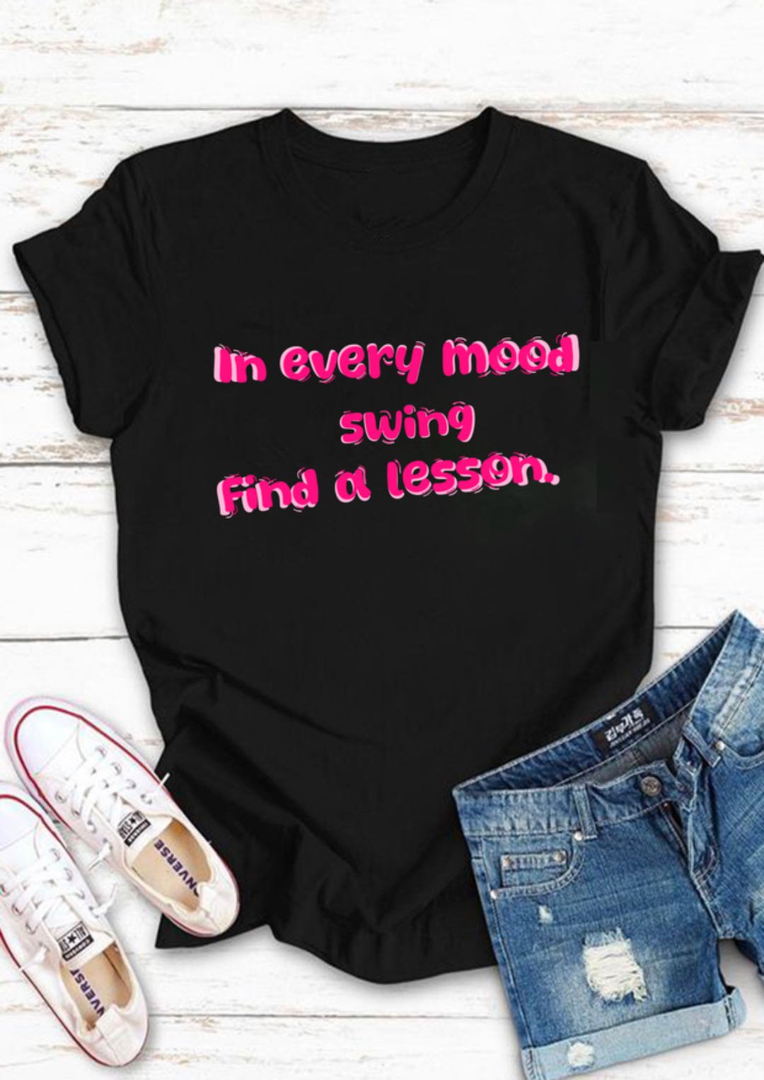 In every mood swing, find a lesson BPD  T-Shirt