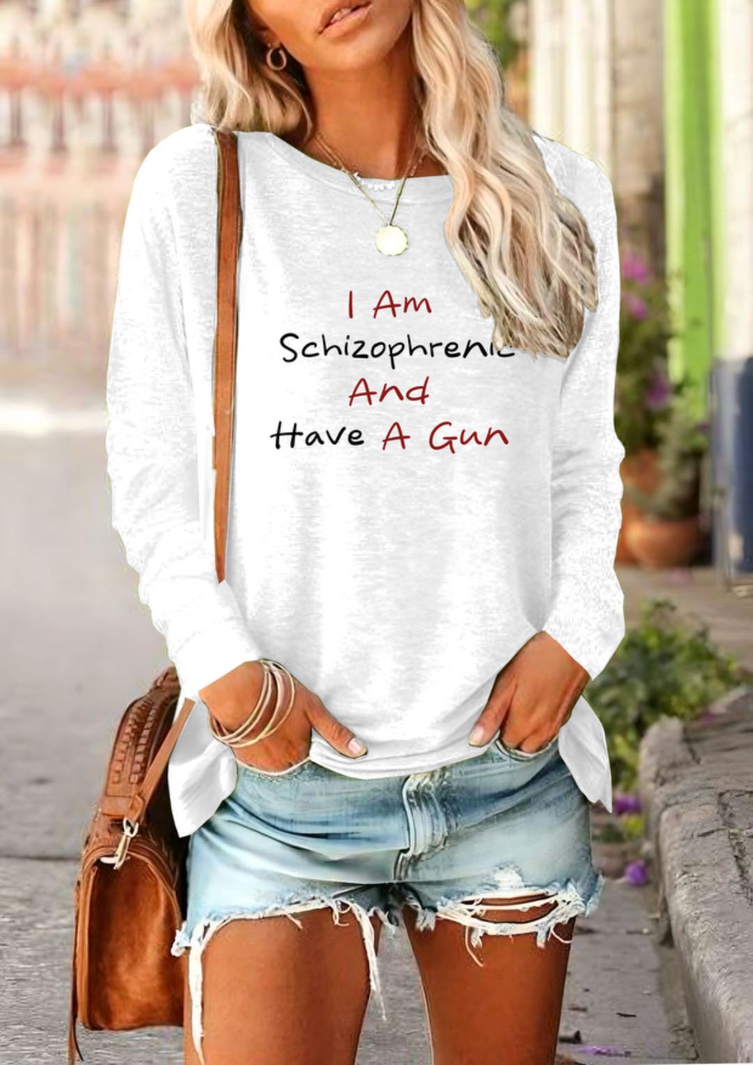 I Am Schizophrenic And Have A Gun  SCZ T-Shirt