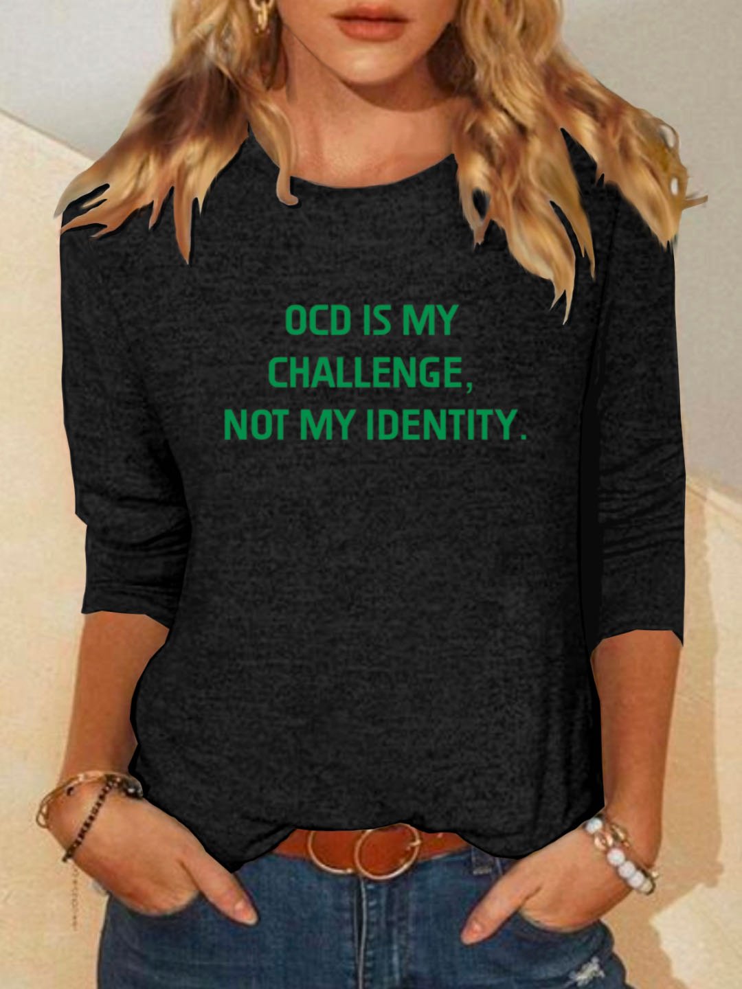 OCD is my challenge, not my identity. OCD  T-Shirt