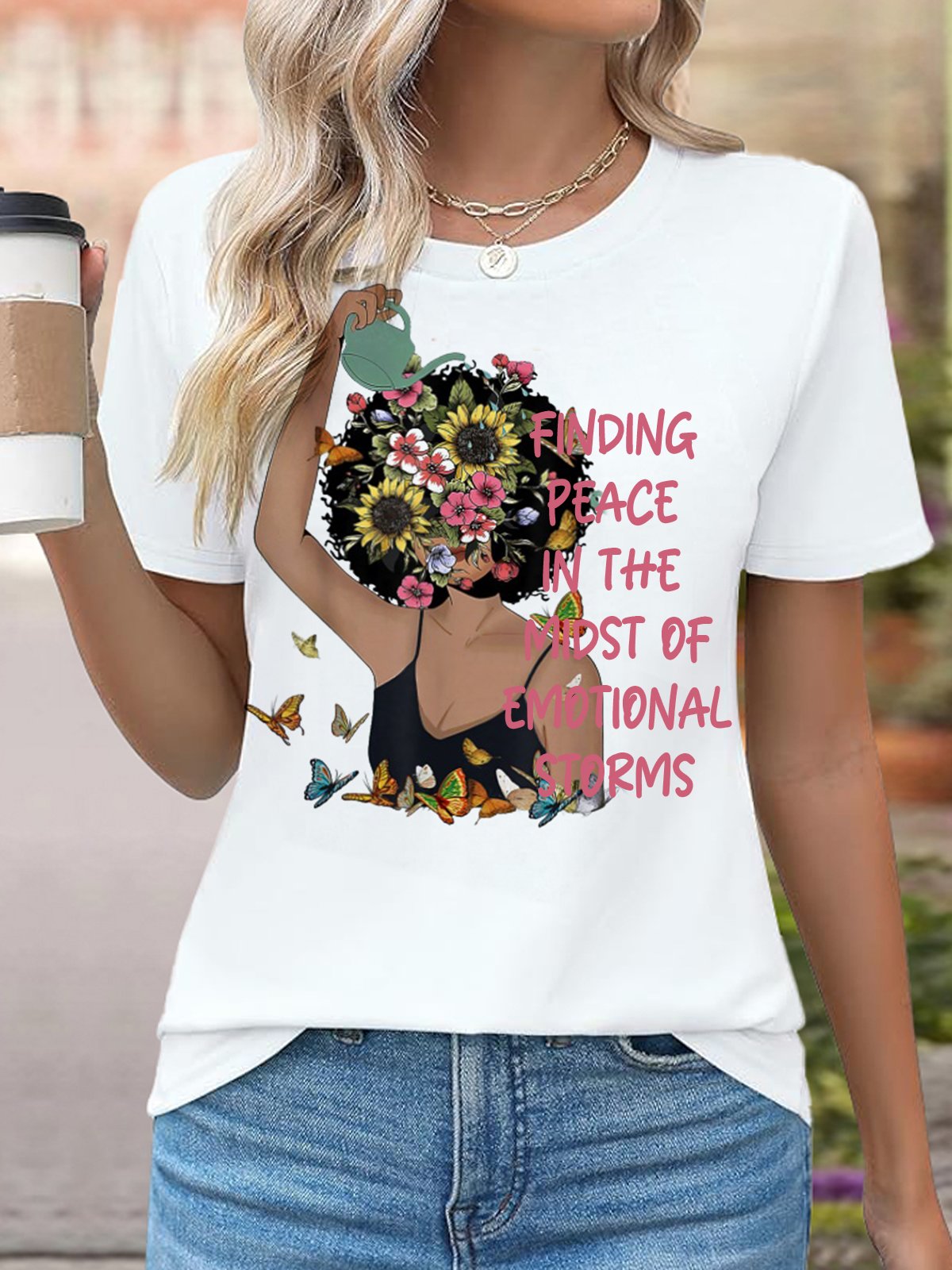 Finding peace in the midst of emotional storms BPD T-Shirt