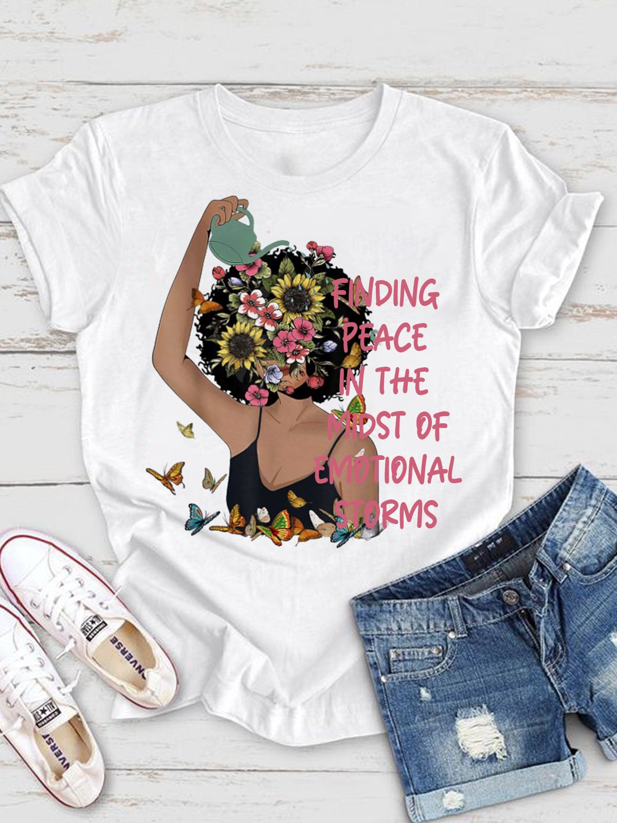 Finding peace in the midst of emotional storms BPD T-Shirt