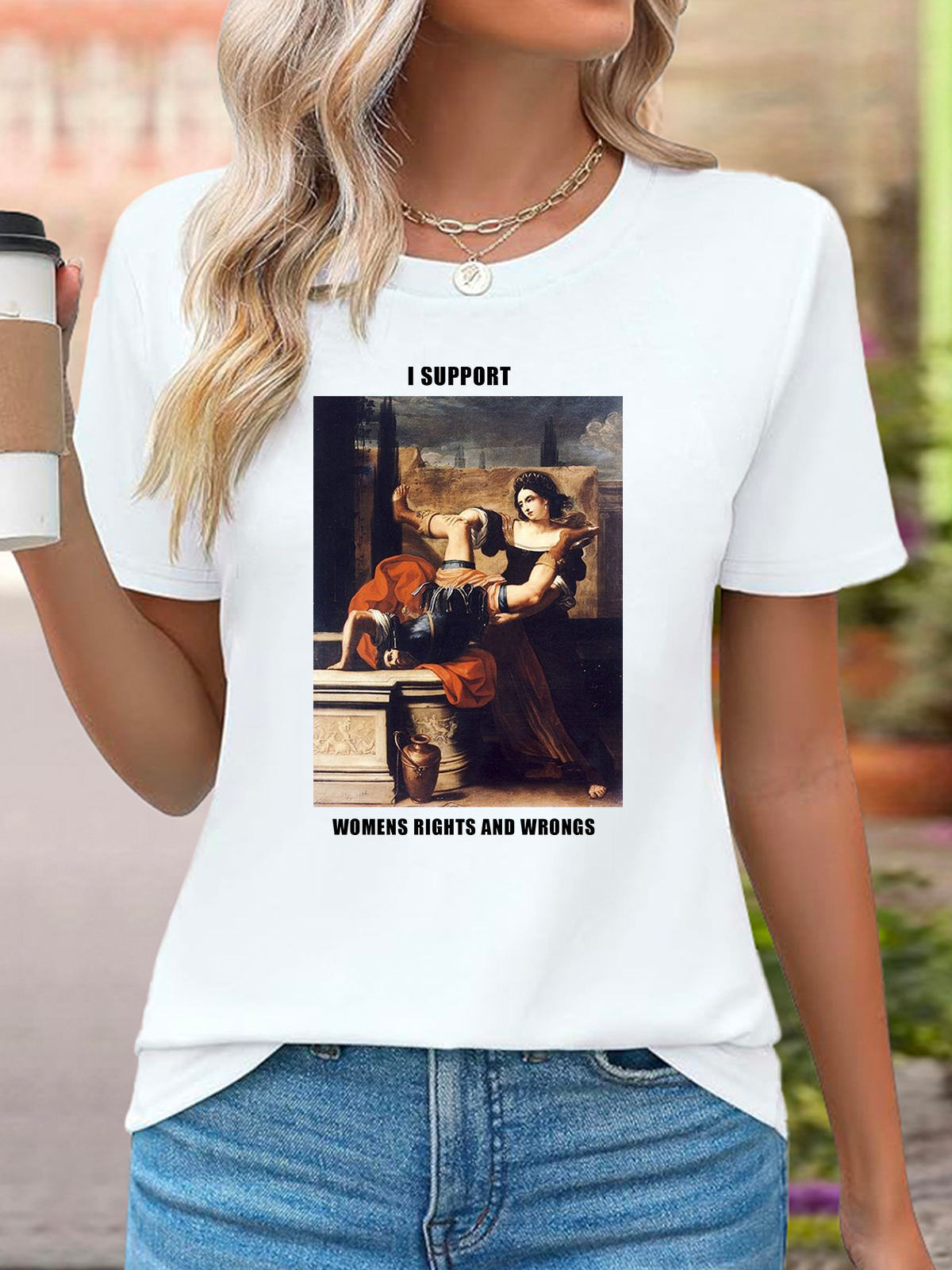 I Support Womens Rights And Wrongs Empowerment Equality Day T-Shirt