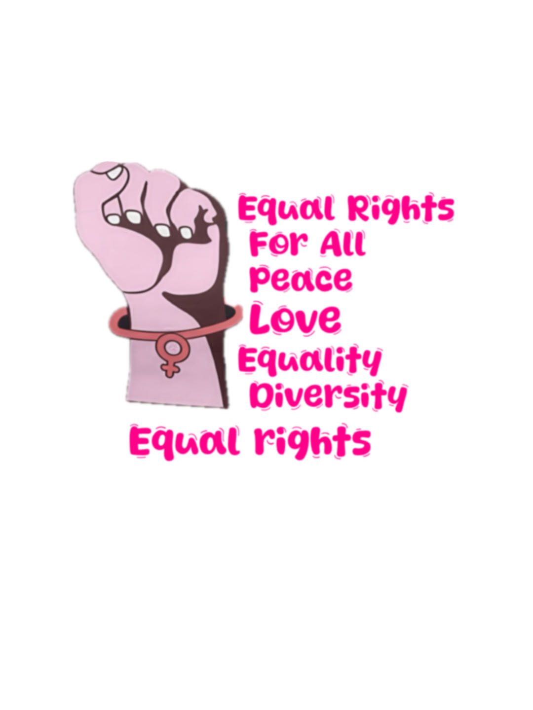 Equal Rights For All Peace Love Equality Diversity RBG T-Shirt