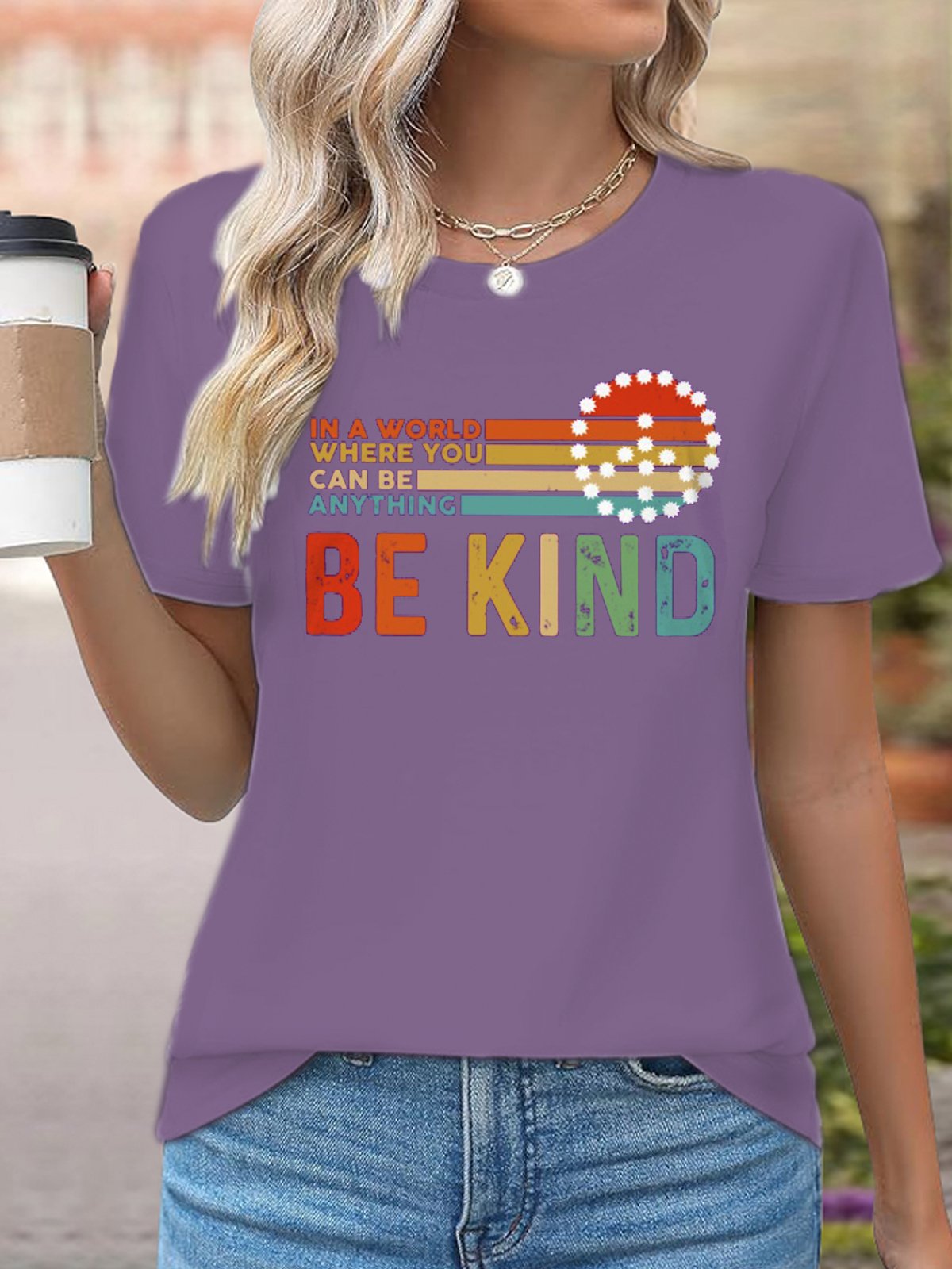 in a world where you anything be kind Equality  Equality Day T-Shirt