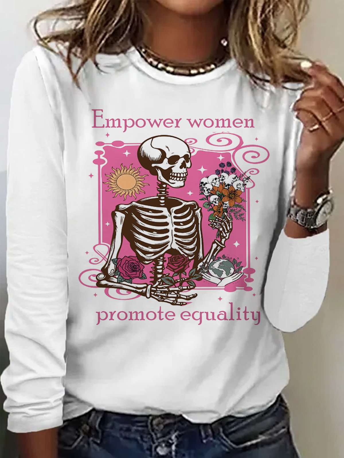 Empower women, promote equality Empowerment Equality Day T-Shirt