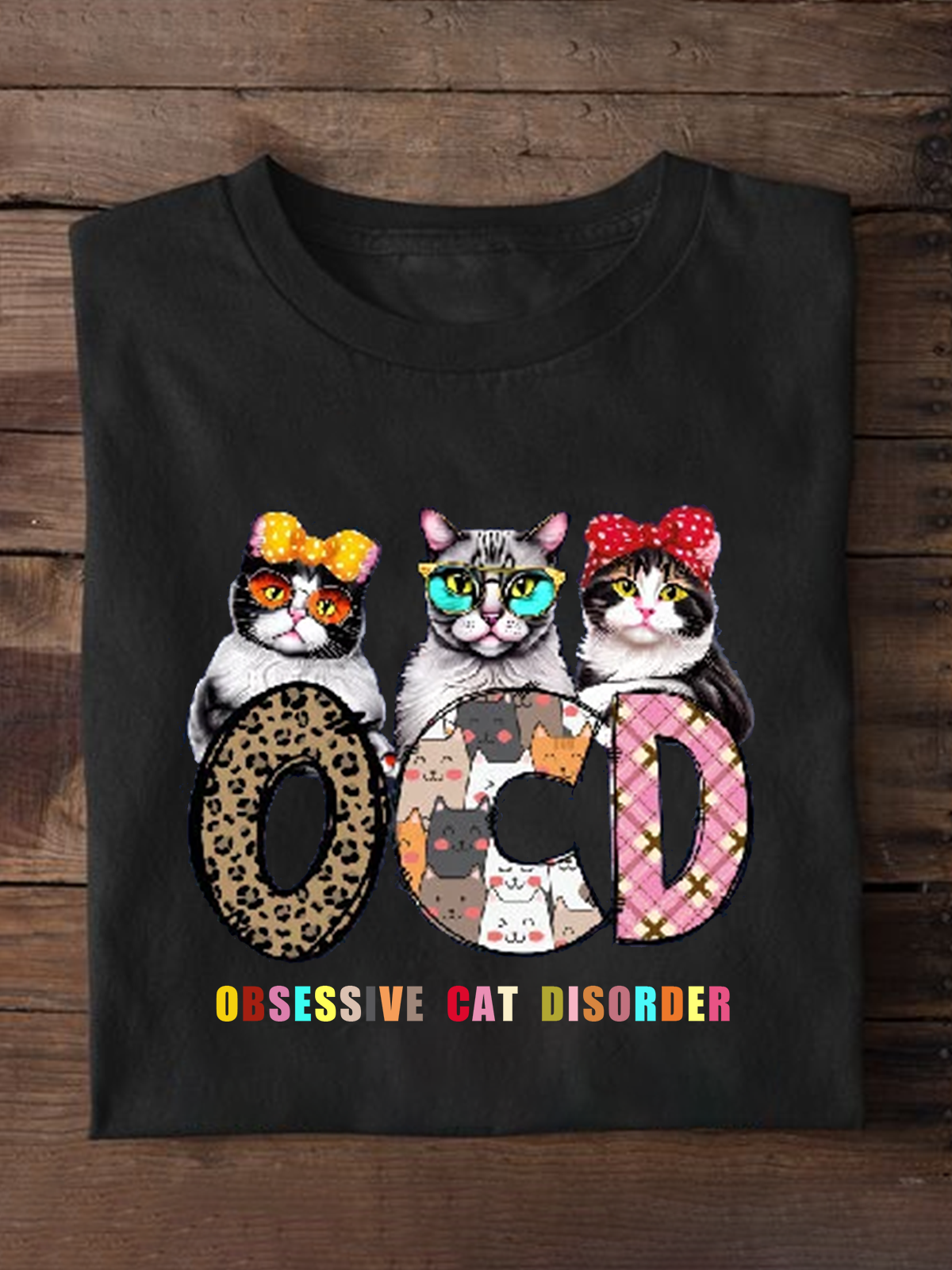 Obsessive-Cat Disorder OCD T-Shirt