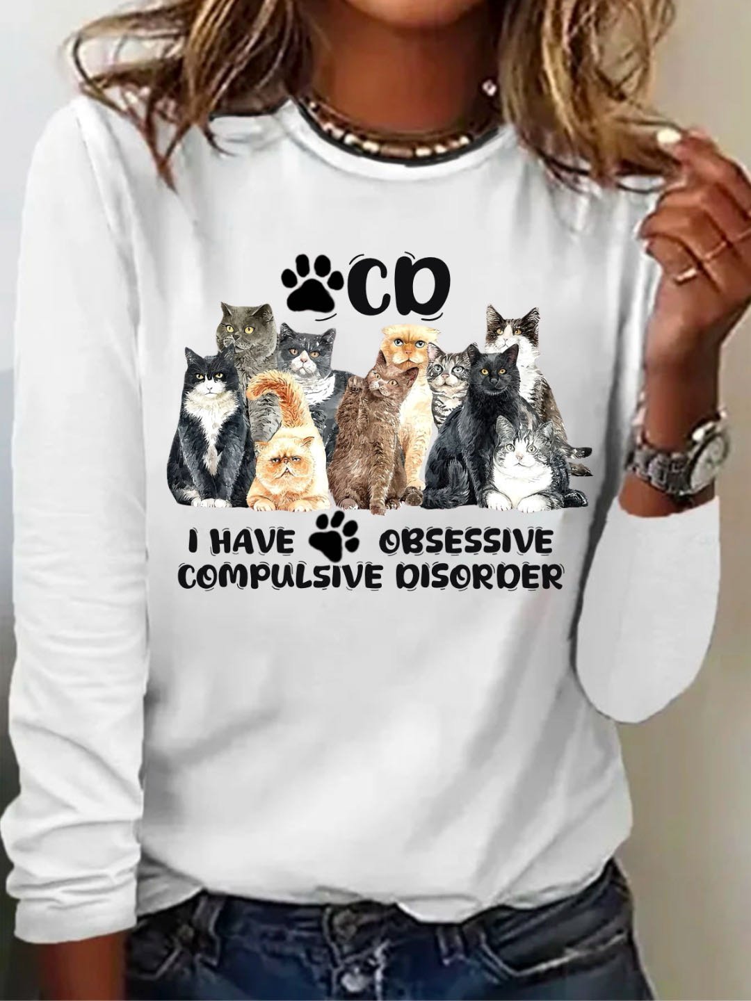 I have cat obsessive-compulsive disorder OCD T-Shirt