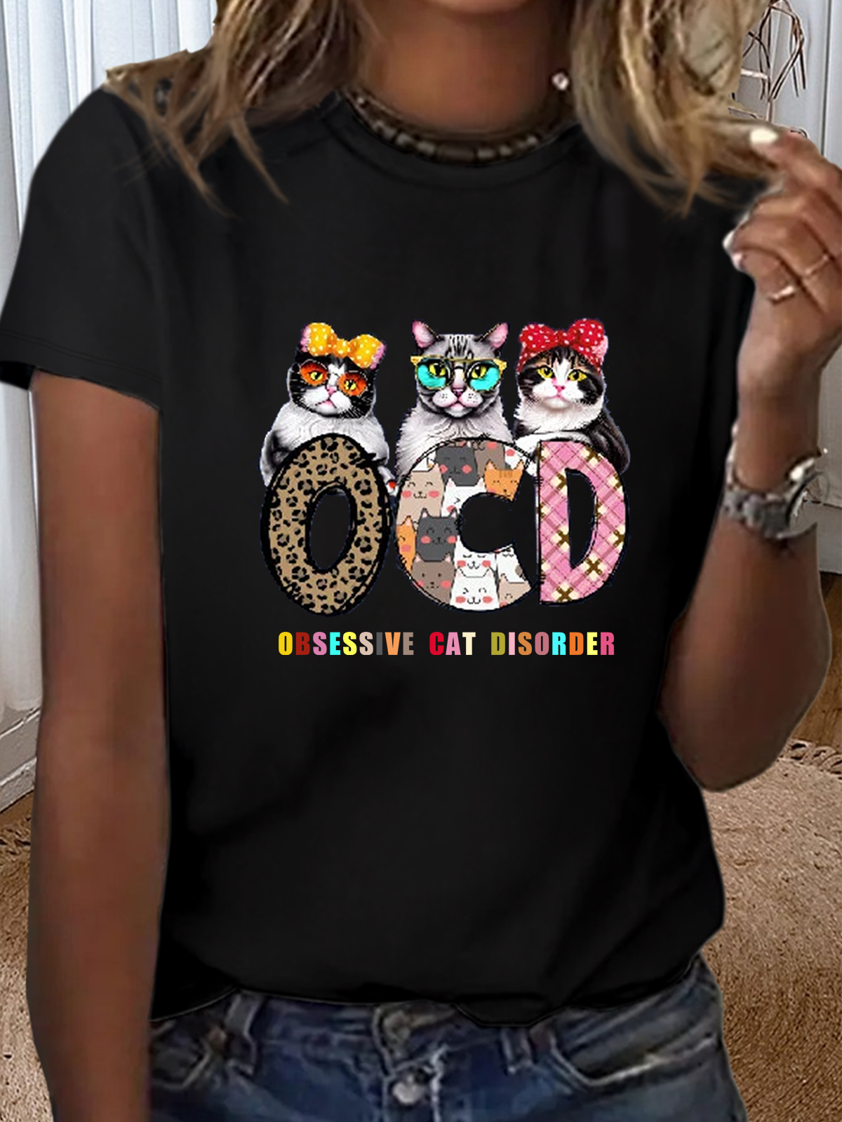 Obsessive-Cat Disorder OCD T-Shirt