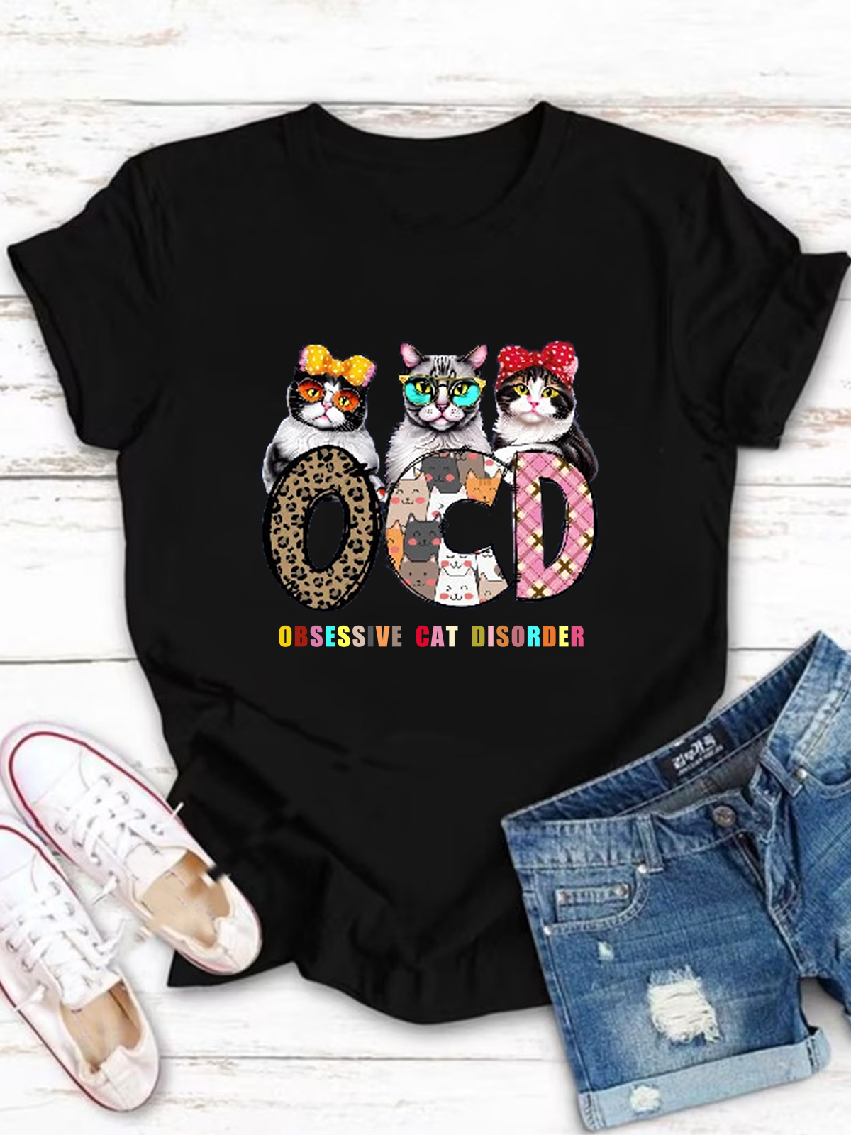 Obsessive-Cat Disorder OCD T-Shirt