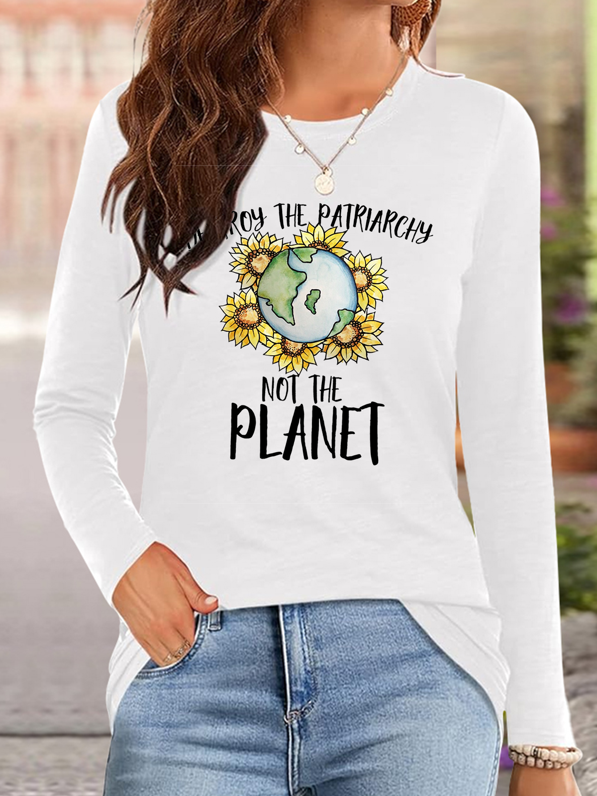 Destroy the patriarchy not the planet  Empowerment Equality Day T-Shirt