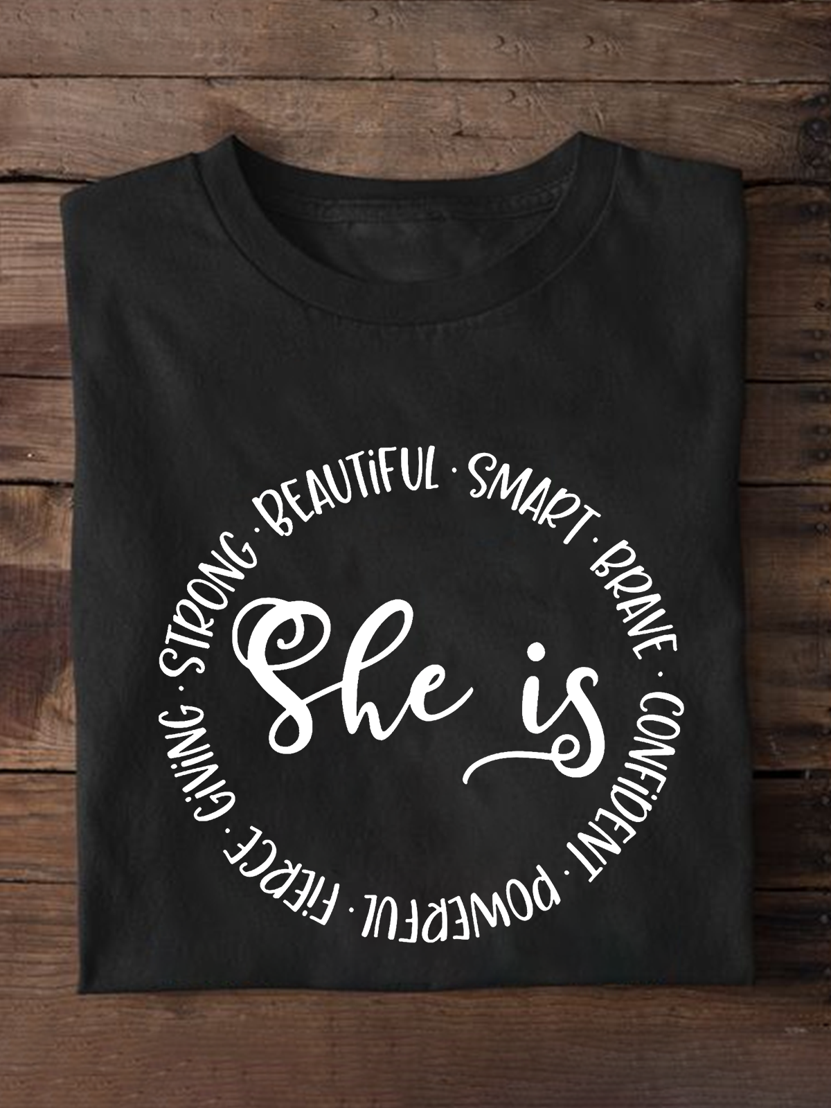 She Is Smart Brave Confident Beautiful Equality  Equality Day T-Shirt