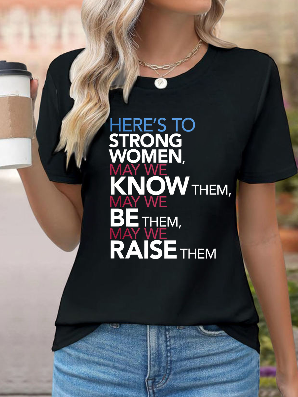 Feminist Graphic with Strong Women Quote feminism Equality  Equality Day T-Shirt