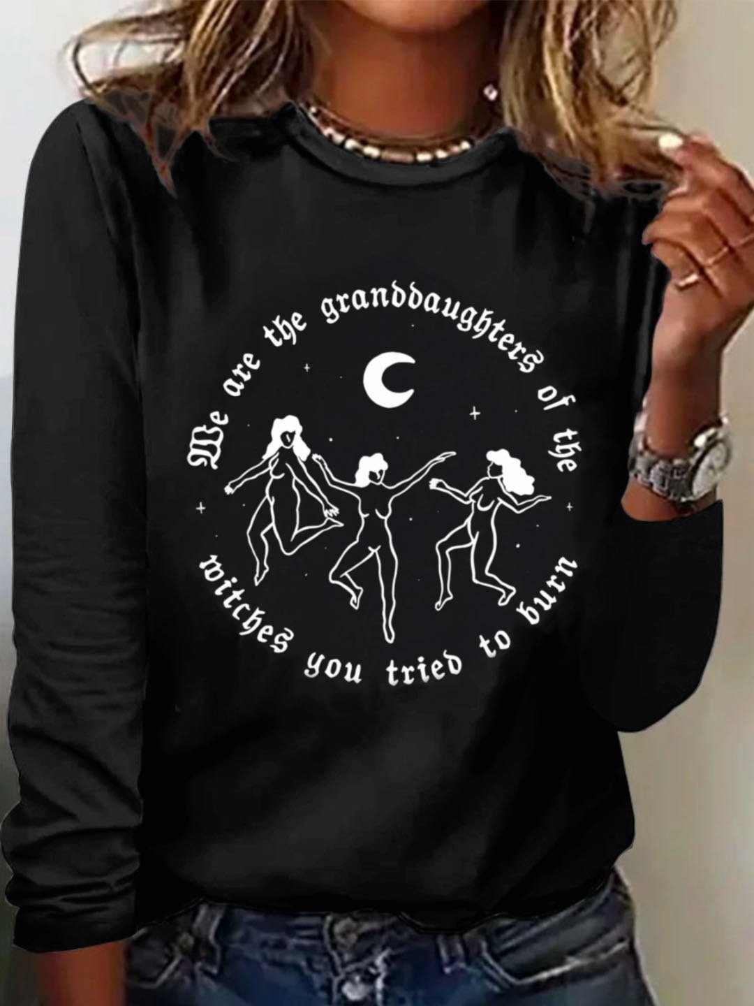 We are the witch's granddaughters halloween Empowerment Equality Day T-Shirt