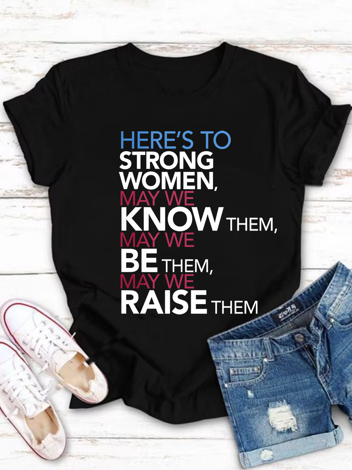 Feminist Graphic with Strong Women Quote feminism Equality  Equality Day T-Shirt