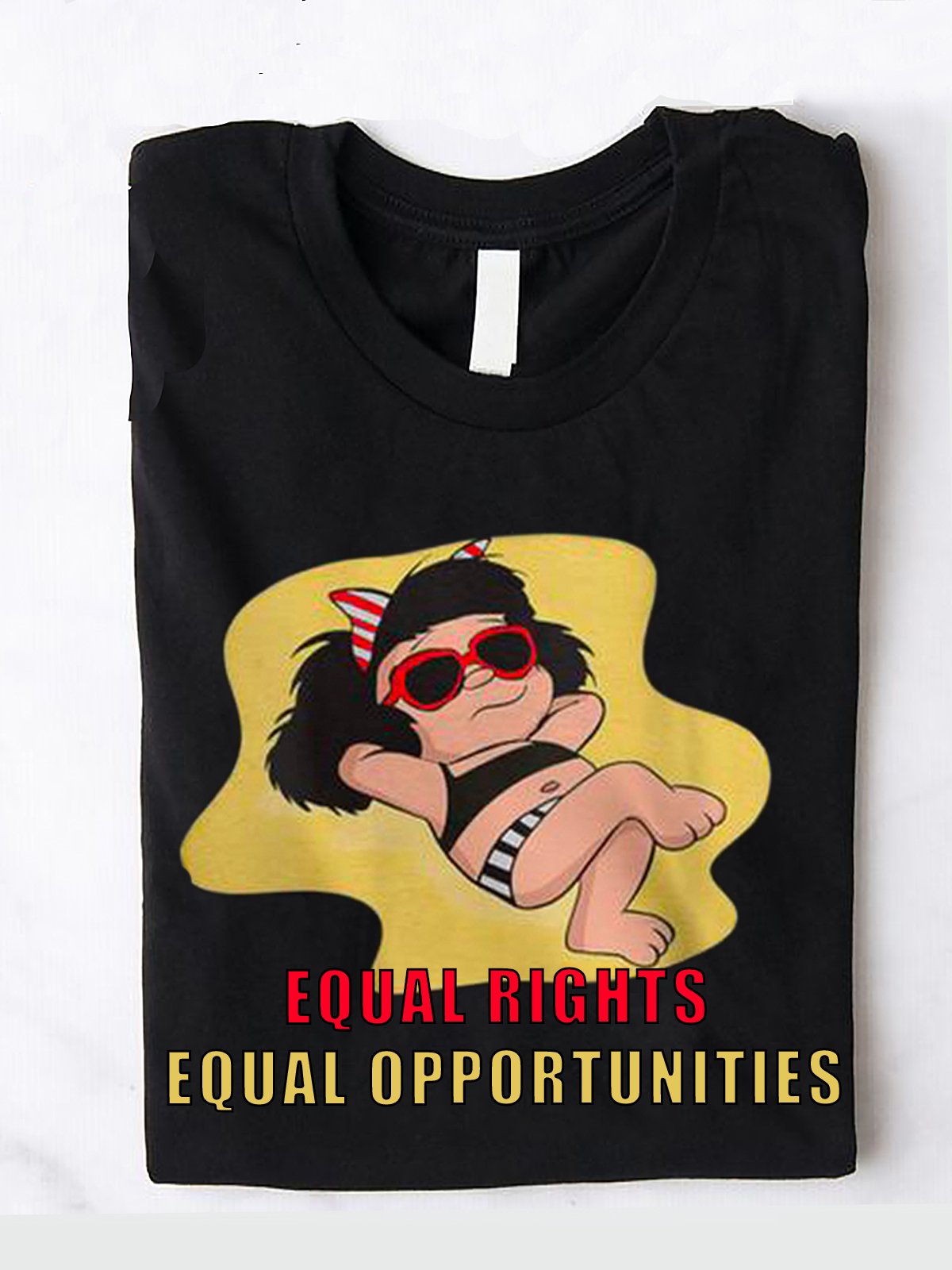 "Equal rights, equal opportunities Equality  Equality Day T-Shirt