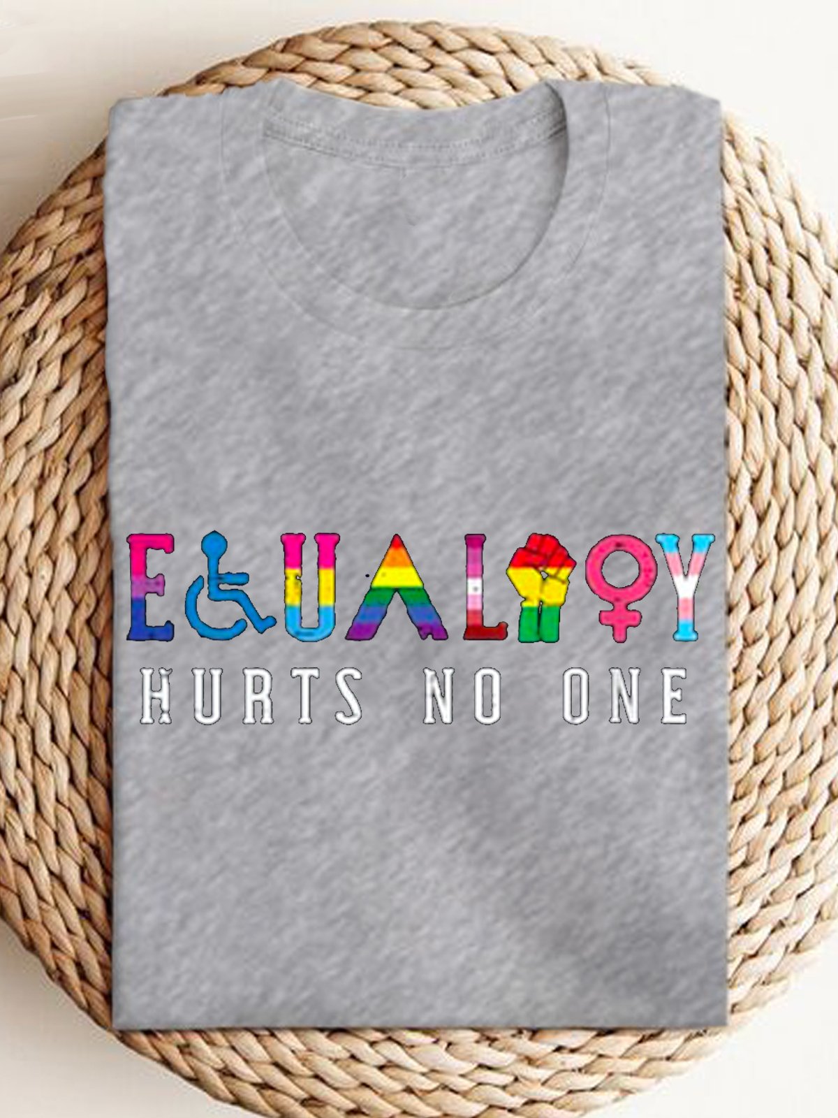 Equality Hurts No One Equality Women's Equality Day T-shirt