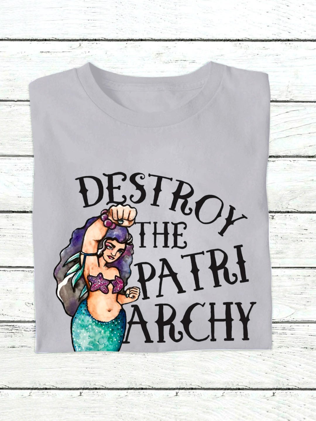 DESTROT THE PATRI ARCHY Empowerment	Equality Day T-Shirt