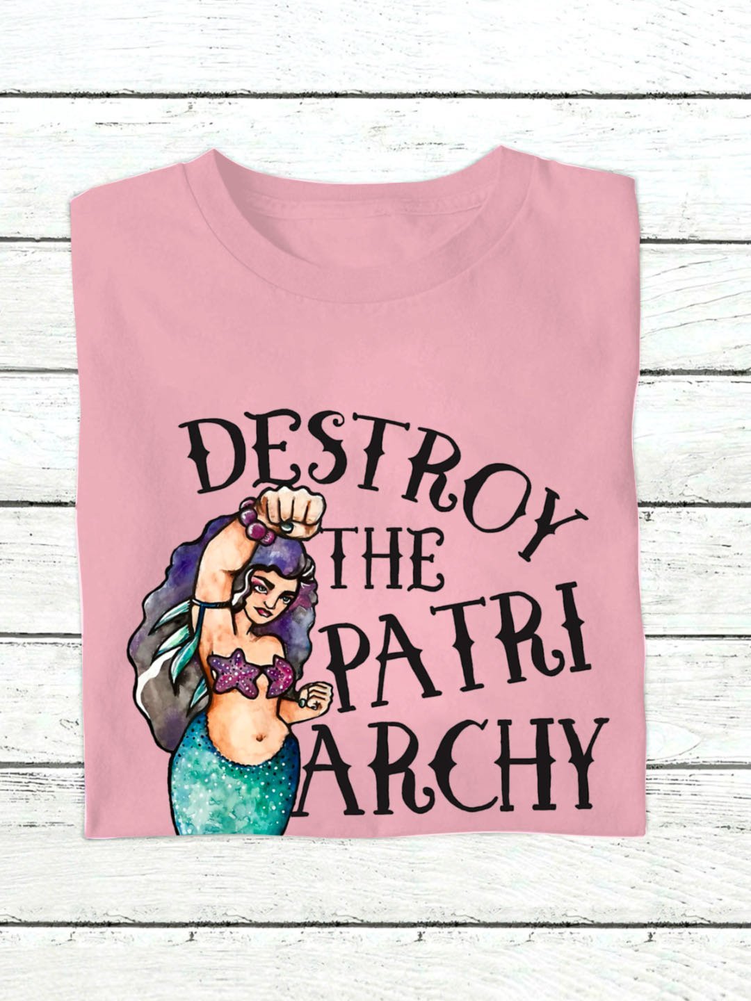 DESTROT THE PATRI ARCHY Empowerment	Equality Day T-Shirt