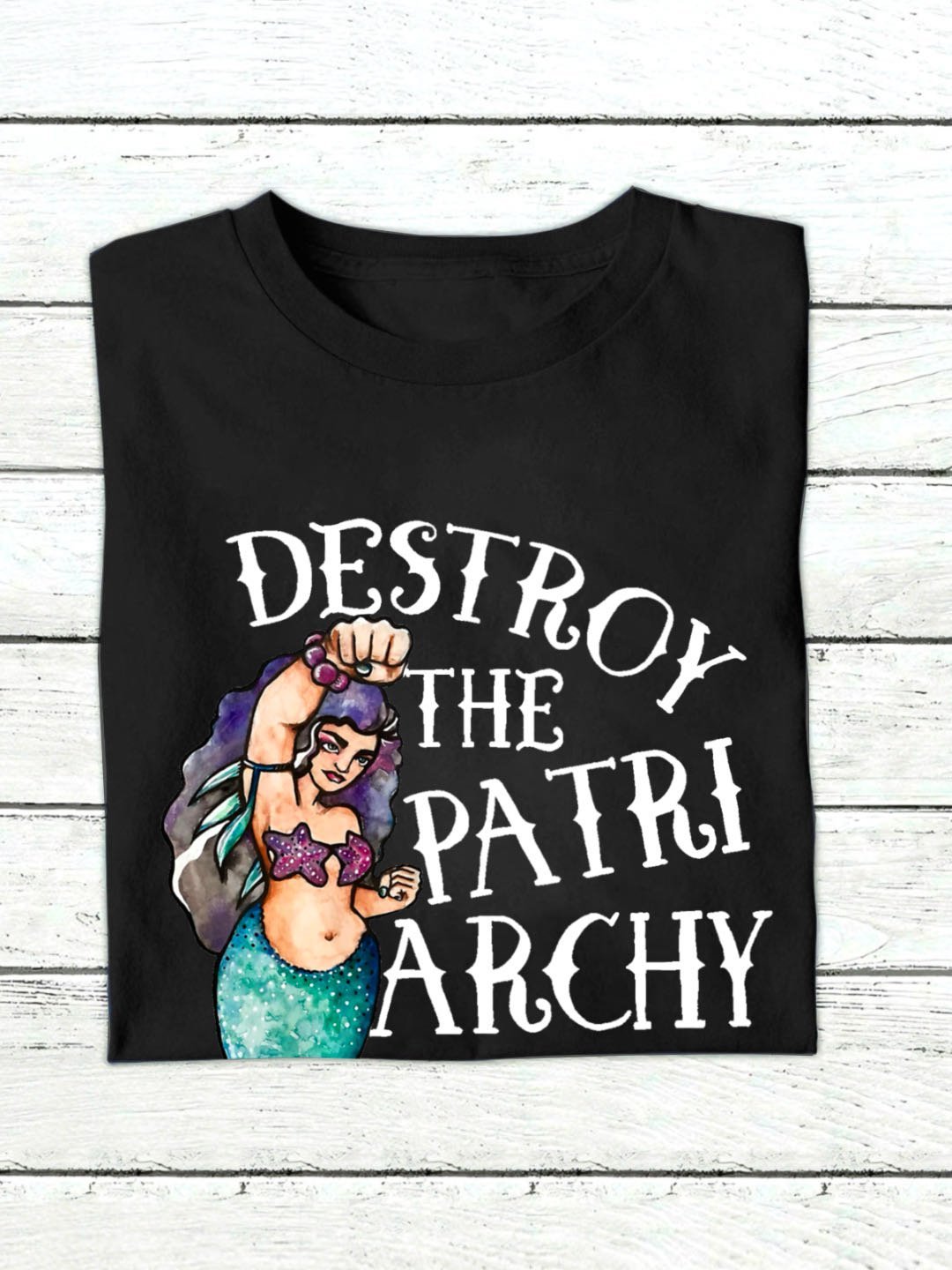 DESTROT THE PATRI ARCHY Empowerment	Equality Day T-Shirt